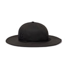 フィッテド ロングブリムハット Y's FW24 ブラック × ブラック