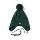 ポンポンニット イヤーフラップ Ear Flap Y's FW24 グリーン