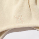 ポンポンニット イヤーフラップ Ear Flap Y's FW24 ストーン