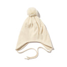 ポンポンニット イヤーフラップ Ear Flap Y's FW24 ストーン