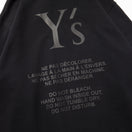 裏毛 プルオーバーフーディー Y's FW24 ブラック