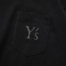長袖 コットン ポケット Tシャツ Y's FW24 ブラック レギュラーフィット