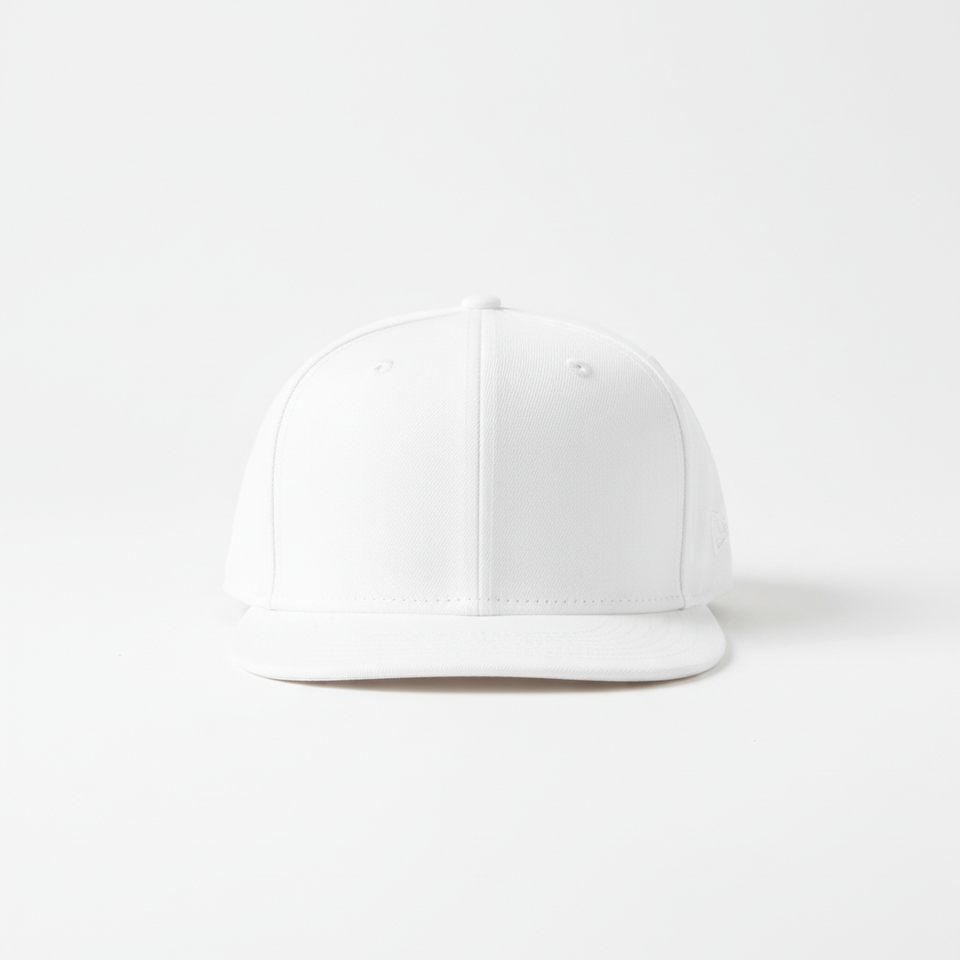 HIDE TEST Snapback Cap - White