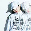 裏毛 コットン スウェット プルオーバーフーディ Yohji Yamamoto SS23 アドレスロゴ ホワイト