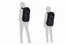 ラックサック 35L プリントロゴ ブラック × ホワイト