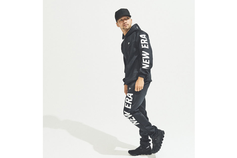 ウォームアップパンツ ブラック × ホワイト 【 Performance Apparel 】