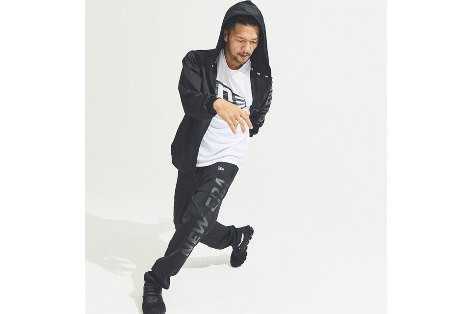 ウォームアップパンツ ブラック × ブラック 【 Performance Apparel 】
