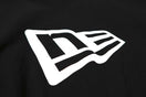 長袖 コットン Tシャツ フラッグロゴ ブラック × ホワイト レギュラーフィット