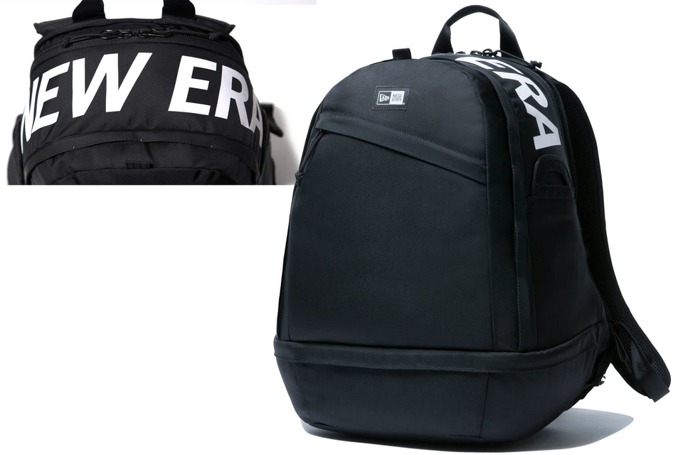 スポーツパック 31L プリントロゴ ブラック × ホワイト