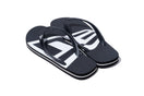 Beach Sandals ビーチサンダル フラッグ ブラック × ホワイト