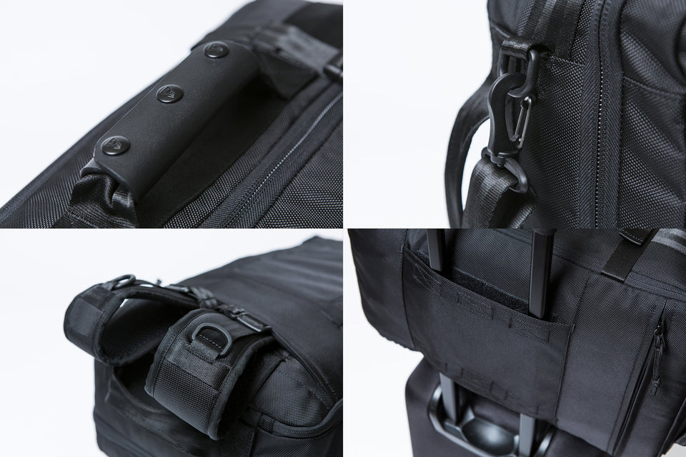 【ビジネスコレクション】スリーウェイ トラベルバッグ 33L ブラック