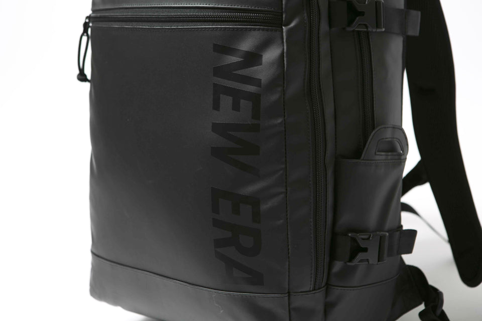 スマートパック 25L プリントロゴ ブラックターポリン × ブラック