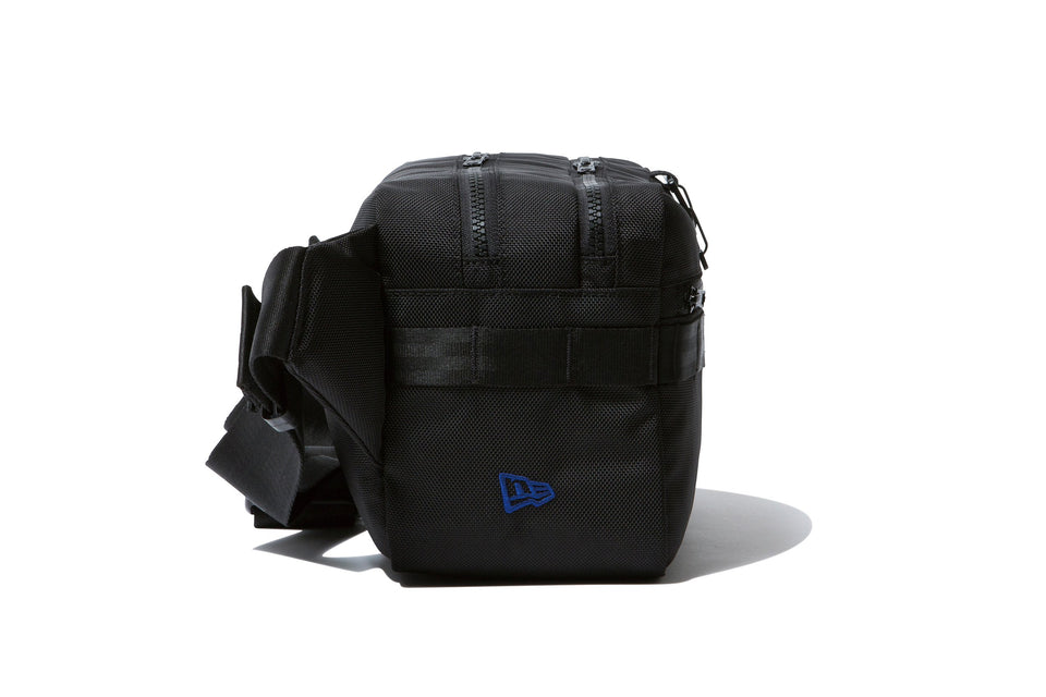 スクエア ウエストバッグ 7L Yohji Yamamoto SS19 ブラック × ブルー