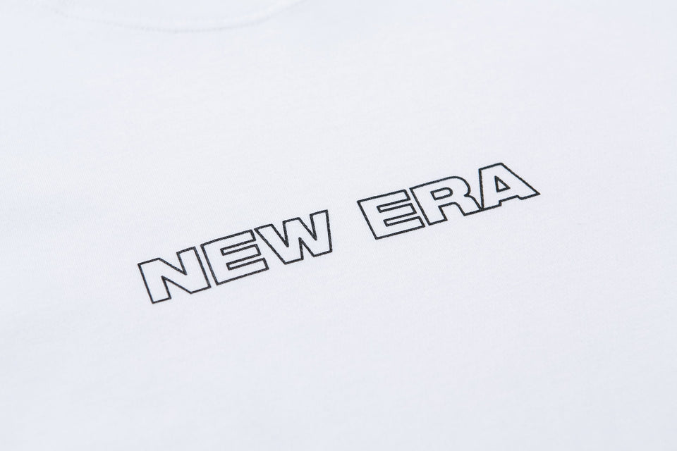 マッスルタンクトップ ニューエラ ワードマーク スモールロゴ ホワイト 【NEW ERA WORKOUT】