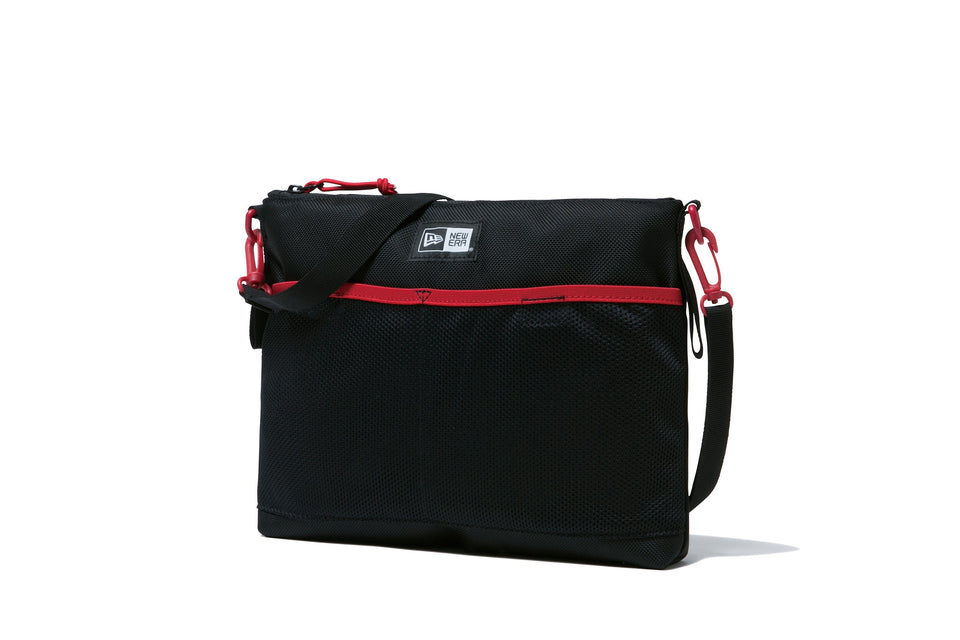 サコッシュ 2.5L ブラック レッド