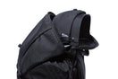 ラックサック 28L プリントロゴ ブラック × リフレクトシルバー