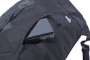 ラックサック 28L プリントロゴ ブラック × リフレクトシルバー