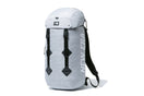 ラックサック 28L プリントロゴ ヘザーライトグレー × ホワイト