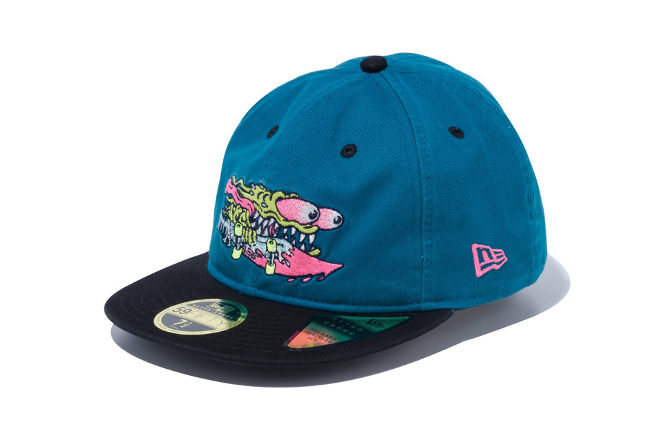 RC 59FIFTY Santa Cruz サンタクルーズ シャークティール × マルチカラー ブラックバイザー