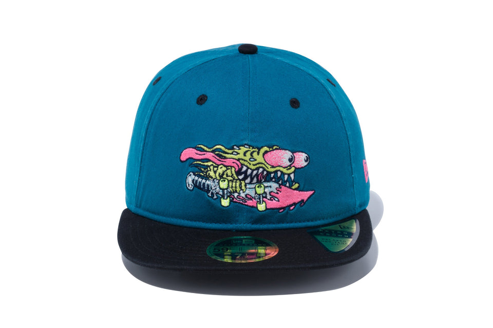 RC 59FIFTY Santa Cruz サンタクルーズ シャークティール × マルチカラー ブラックバイザー