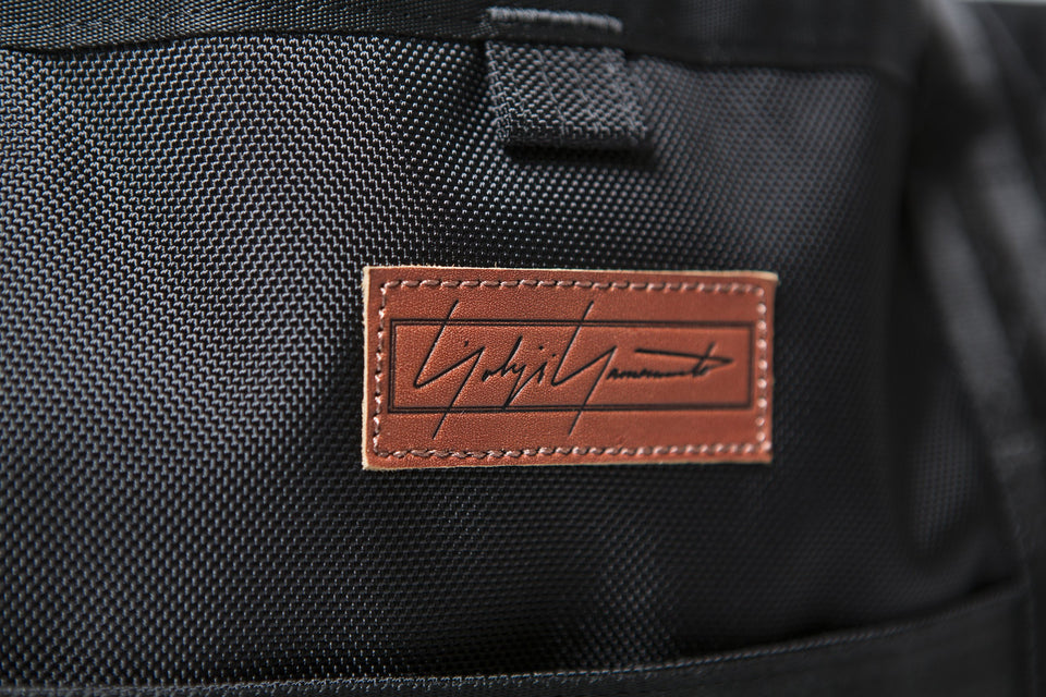 トートバッグ ラージ 42L Yohji Yamamoto FW19 レザーパッチ ブラック