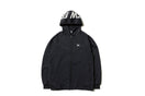 ウォームアップジャケット フードロゴ ブラック × ホワイト 【 Performance Apparel 】