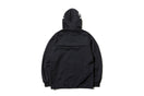 ウォームアップジャケット フードロゴ ブラック × ホワイト 【 Performance Apparel 】