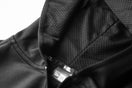 ウォームアップジャケット フードロゴ ブラック × ホワイト 【 Performance Apparel 】