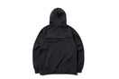 ウォームアップジャケット フードロゴ ブラック × ブラック 【 Performance Apparel 】