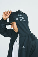 ウォームアップジャケット フードロゴ ブラック × ブラック 【 Performance Apparel 】