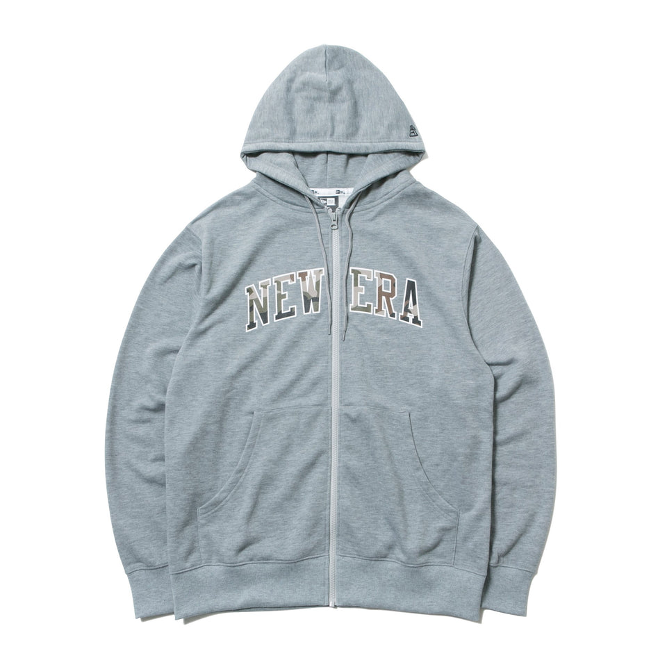 【ゴルフ】 スウェット フルジップフーディー NEW ERA アーチロゴ グレー