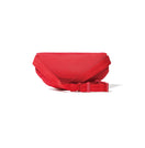 ウエストバッグ 2L プリントロゴ レッド × ホワイト