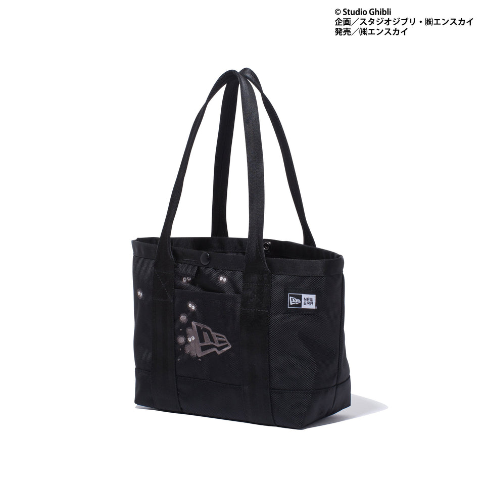 トートバッグ ミニ 6L スタジオジブリ作品 となりのトトロ マックロクロスケ フラッグロゴ ブラック