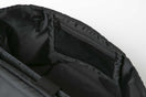 ショルダーバッグ ラージ 20L プリントロゴ ブラック × ホワイト