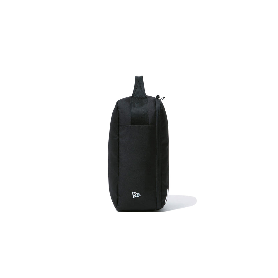 シューケース 17L プリントロゴ ブラック