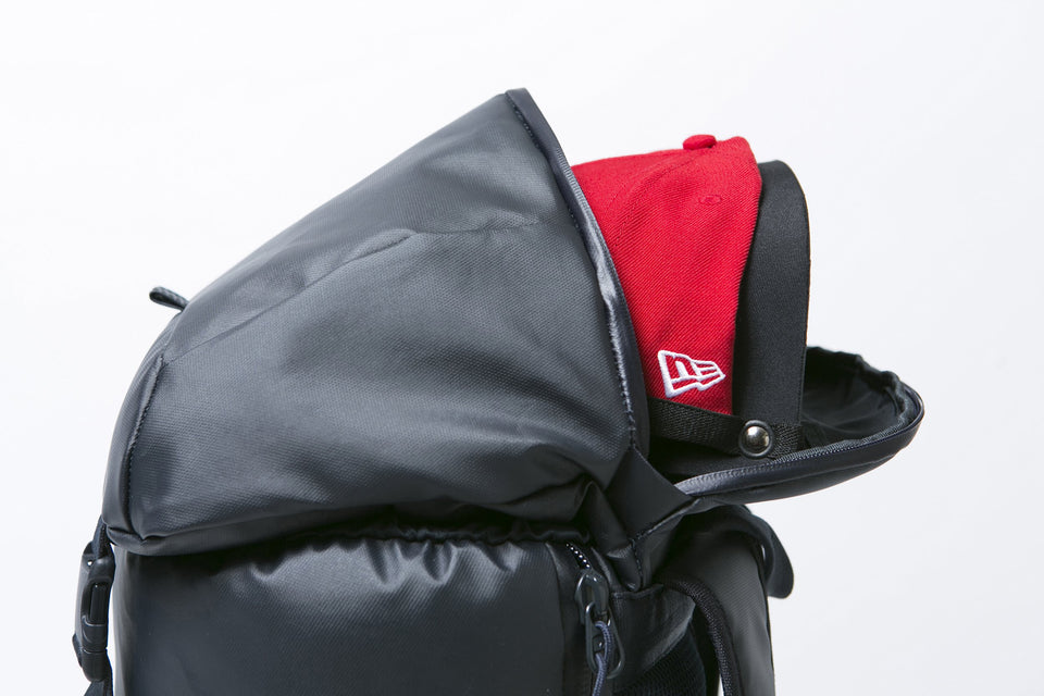ラックサック 35L プリントロゴ TPUネイビー × ホワイト