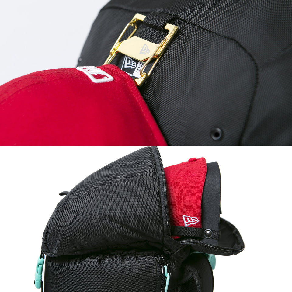 ラックサック 35L ブラック/ミントブルー