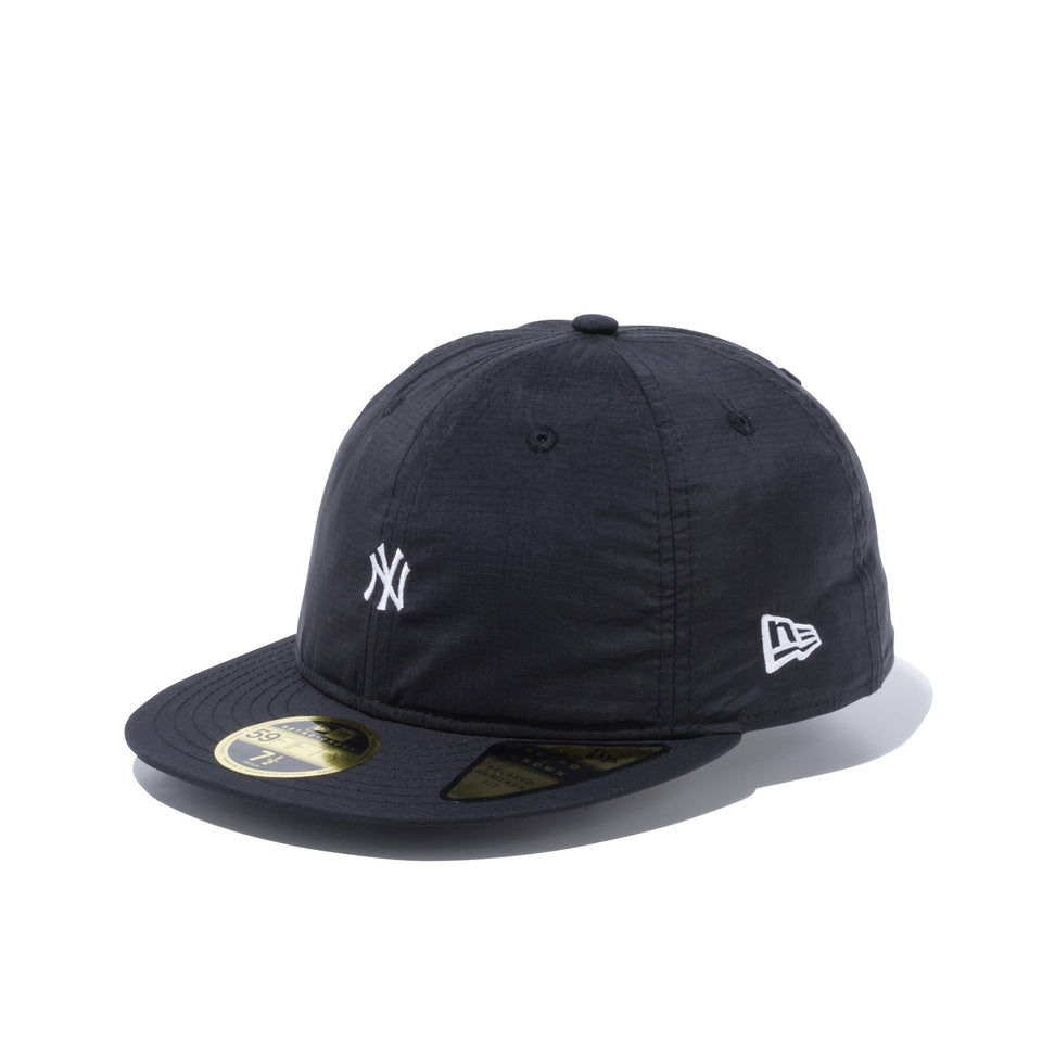 RC 59FIFTY フラットバイザー リップストップタフタ ニューヨーク・ヤンキース ミニロゴ ブラック