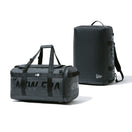 クラブ ダッフルバッグ 50L 2ウェイ プリントロゴ TPUブラック × ブラック