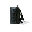 クラブ ダッフルバッグ 50L 2ウェイ プリントロゴ TPUブラック × ブラック