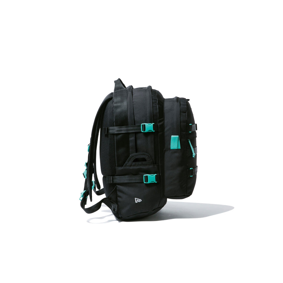 キャリアパック 35L ブラック/ミントブルー