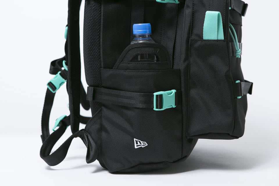 キャリアパック 35L ブラック/ミントブルー