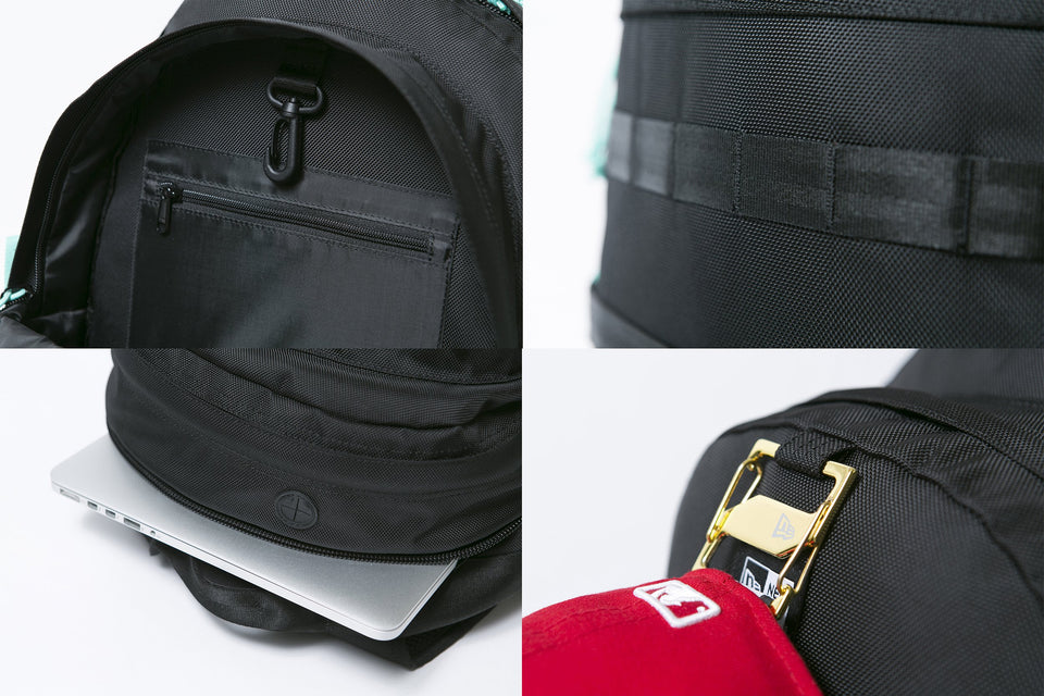 キャリアパック 35L ブラック/ミントブルー