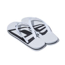 Beach Sandals ビーチサンダル フラッグ ホワイト × ブラック