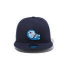 Youth 9FIFTY ドラえもん オリジナル ロゴ ネイビー インサイド オールオーバープリント