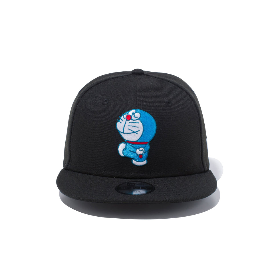Youth 9FIFTY ドラえもん オリジナル ロゴ ブラック インサイド オールオーバープリント
