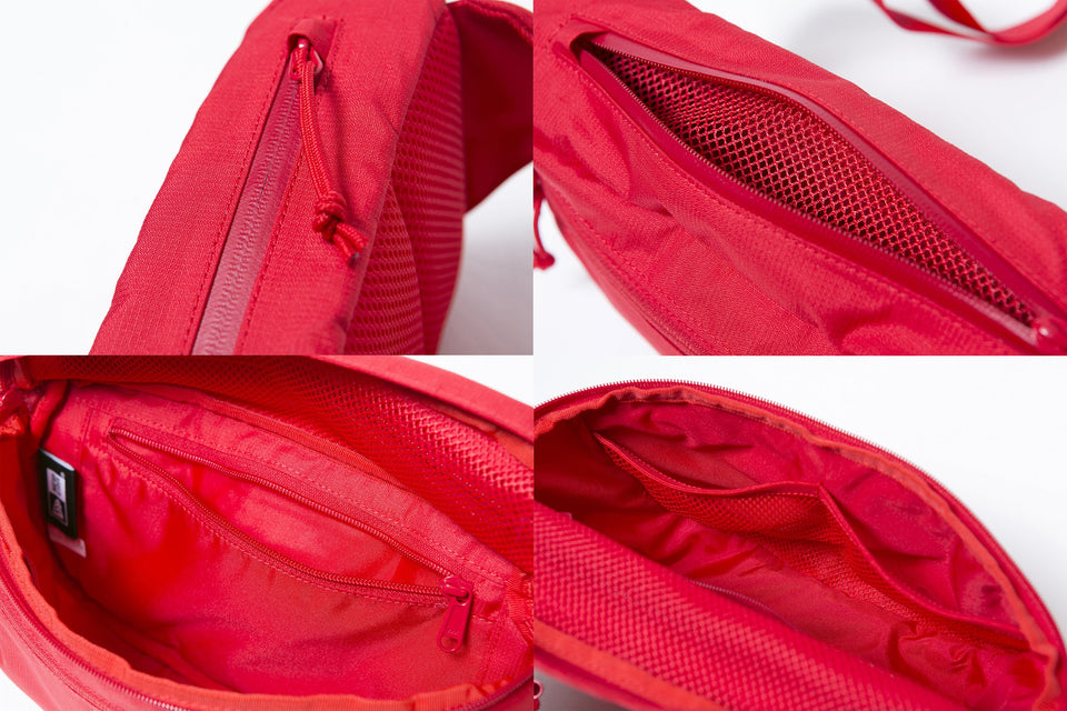 エクスプローラーウエストバッグ 3L レッド