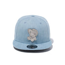 9FIFTY ドラえもん オリジナル シルバーメタルプレート ウォッシュドデニム