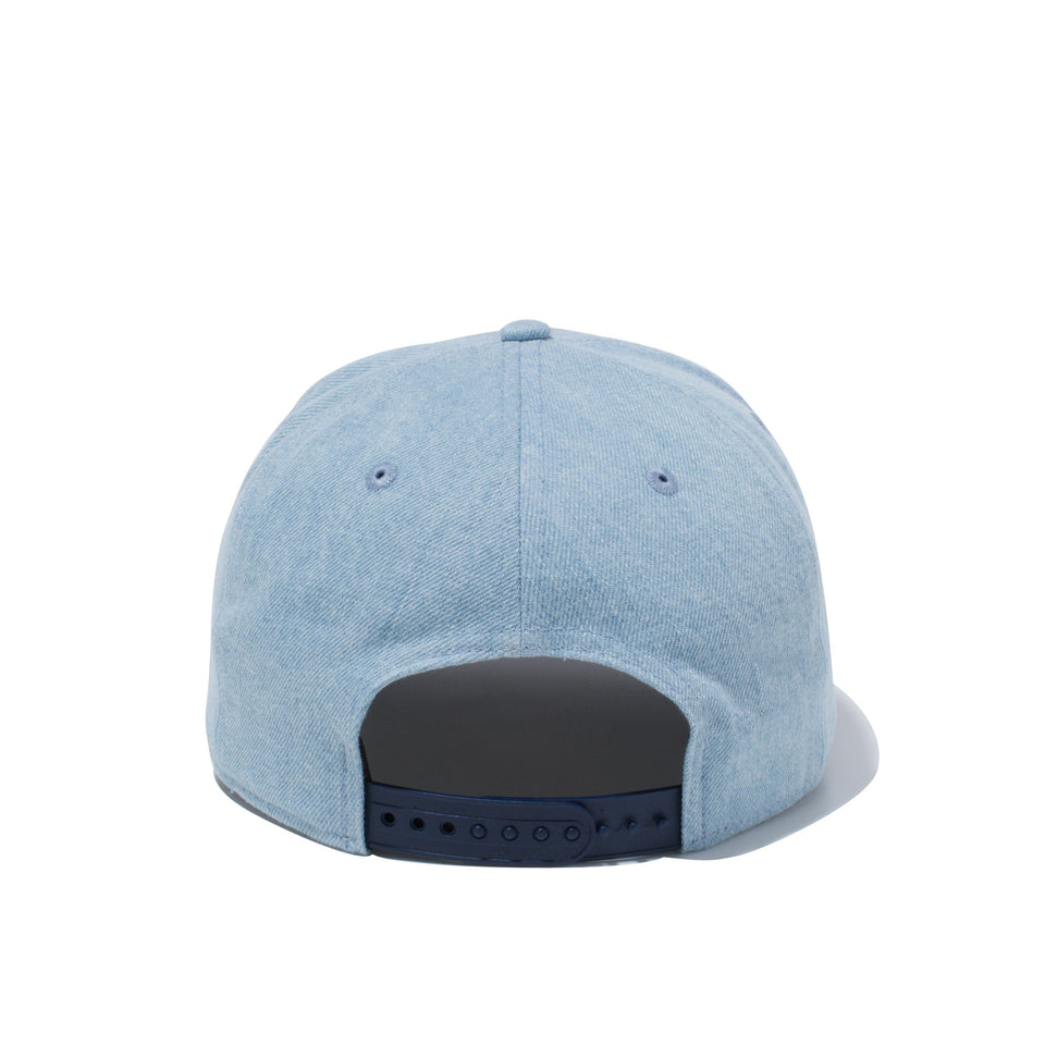 9FIFTY ドラえもん オリジナル シルバーメタルプレート ウォッシュドデニム