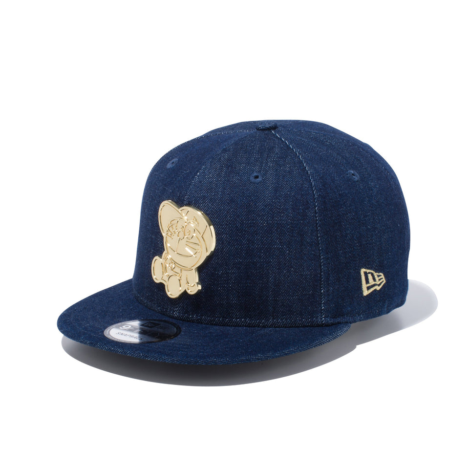 9FIFTY ドラえもん オリジナル ゴールドメタルプレート インディゴデニム